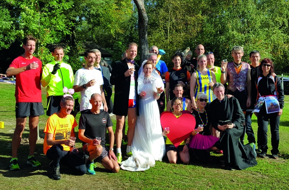 Tunbridge Wells couple ran rings round their guests before wedding